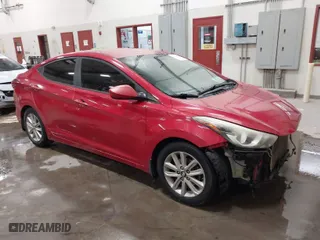 2015 Hyundai Elantra Limited with VIN KMHDH4AE9FU358075, listed as a IAAI auction lot 41760721 with 131,925 mi miles. Bid and sale history available at carsss.com. Image 1.