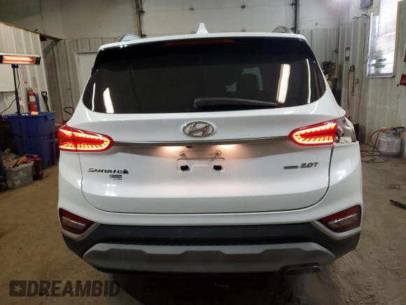 2019 Hyundai Santa Fe Ultimate with VIN 5NMS5CAA7KH018775, listed as a Copart auction lot 48973765 with 84,097 mi miles and Salvage Title. Bid and sale history available at carsss.com. Image 6.