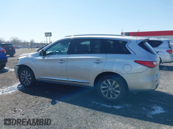 2015 Infiniti QX60 with VIN 5N1AL0MN7FC510527, listed as a IAAI auction lot 41791053 with 256,246 mi miles. Bid and sale history available at carsss.com. Image 14.