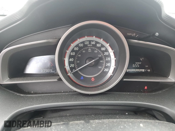 2016 Mazda 3 i Touring with VIN 3MZBM1V75GM286733, listed as a Copart auction lot 46906915 with 37,989 mi miles and Salvage Title. Bid and sale history available at carsss.com. Image 9.