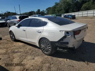 2017 Kia Cadenza Premium with VIN KNALC4J12H5070940, listed as a Copart auction lot 72938494 with 76,390 mi miles and Salvage Title. Bid and sale history available at carsss.com. Image 2.