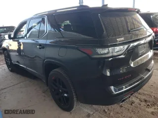 2018 Chevrolet Traverse Premier with VIN 1GNERKKW6JJ283578, listed as a Copart auction lot 48340035 with 104,124 mi miles and Salvage Title. Bid and sale history available at carsss.com. Image 2.