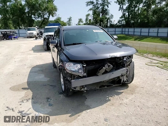 2017 Jeep Compass High Altitude with VIN 1C4NJCEB1HD162898, listed as a Copart auction lot 59175765 with 158,708 mi miles and Salvage title. Bid and sale history available at DreamBid. Image 15.