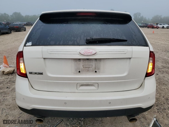 2014 Ford Edge SEL with VIN 2FMDK3JCXEBA06962, listed as a Copart auction lot 53639625 with 106,075 mi miles and Salvage Title. Bid and sale history available at carsss.com. Image 6.