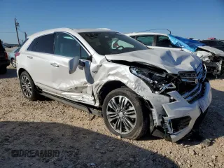 2017 Cadillac XT5 Premium Luxury AWD with VIN 1GYKNERS9HZ205281, listed as a Copart auction lot 86180574 with 20,549 mi miles and Salvage Title. Bid and sale history available at carsss.com. Image 4.