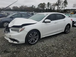 2020 Acura TLX w/Technology Pkg with VIN 19UUB2F48LA003617, listed as a Copart auction lot 85086104 with 82,245 mi miles and Salvage Title. Bid and sale history available at carsss.com. Image 1.