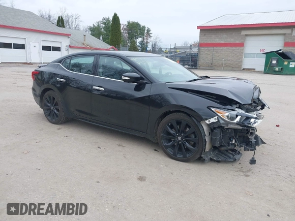 2017 Nissan Maxima SV with VIN 1N4AA6AP3HC421484, listed as a IAAI auction lot 40771426 with 157,024 mi miles and . Bid and sale history available at DreamBid. Image 1.