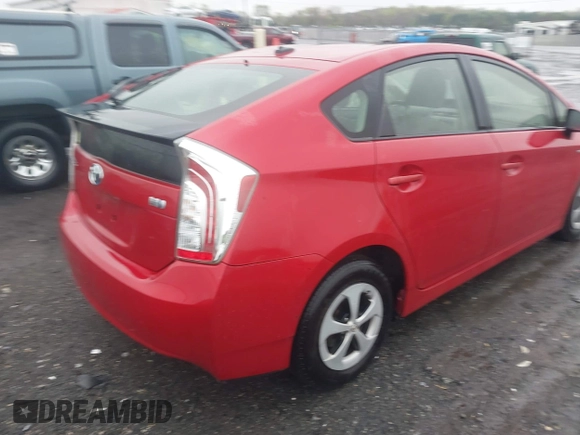 2013 Toyota Prius One with VIN JTDKN3DU3D0346428, listed as a IAAI auction lot 42017094 with 103,212 mi miles. Bid and sale history available at carsss.com. Image 4.