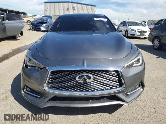 2018 Infiniti Q60 Luxe with VIN JN1EV7EL2JM390826, listed as a Copart auction lot 52806915 with 99,400 mi miles and Salvage title. Bid and sale history available at DreamBid. Image 5.