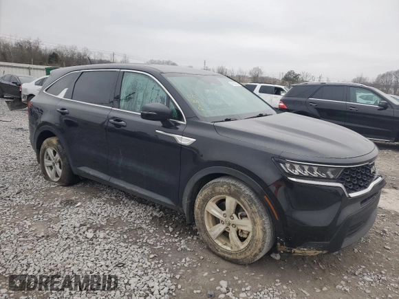 2023 Kia Sorento LX with VIN 5XYRG4LC7PG234883, listed as a Copart auction lot 46088235 with 35,973 mi miles and Salvage Title. Bid and sale history available at carsss.com. Image 4.