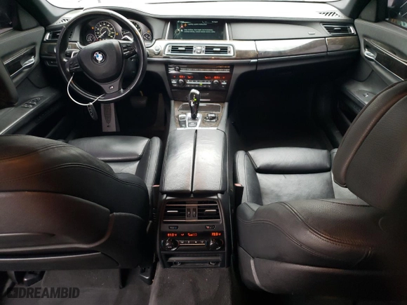 2013 BMW 7 Series 740Li with VIN WBAYE4C51DD137687, listed as a Copart auction lot 76103944 with 134,609 mi miles and Salvage Title. Bid and sale history available at carsss.com. Image 8.