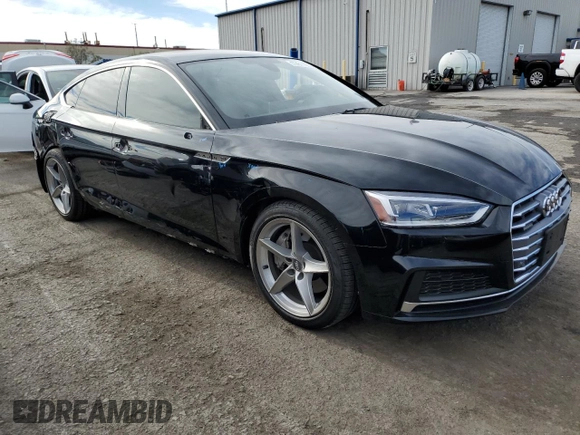 2019 Audi A5 Sportback Premium Plus with VIN WAUENCF57KA017495, listed as a Copart auction lot 77611653 with 38,822 mi miles. Bid and sale history available at carsss.com. Image 4.