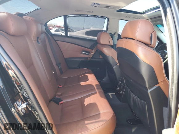 2007 BMW 5 Series 530i with VIN WBANE73537CM55373, listed as a Copart auction lot 46477245 with 217,070 mi miles and Salvage Title. Bid and sale history available at DreamBid. Image 11.