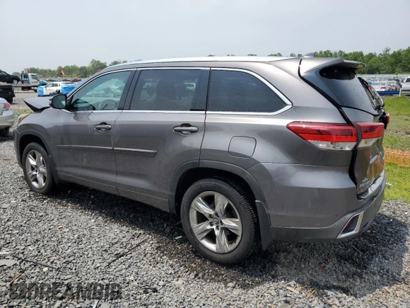 2018 Toyota Highlander Limited with VIN 5TDDZRFH9JS817037, listed as a Copart auction lot 60607945 with 101,624 mi miles and Salvage title. Bid and sale history available at DreamBid. Image 2.
