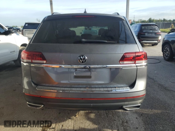 2022 Volkswagen Atlas SE with VIN 1V2DP2CA4NC533230, listed as a Copart auction lot 73013684 with 46,484 mi miles and Clean title. Bid and sale history available at DreamBid. Image 6.