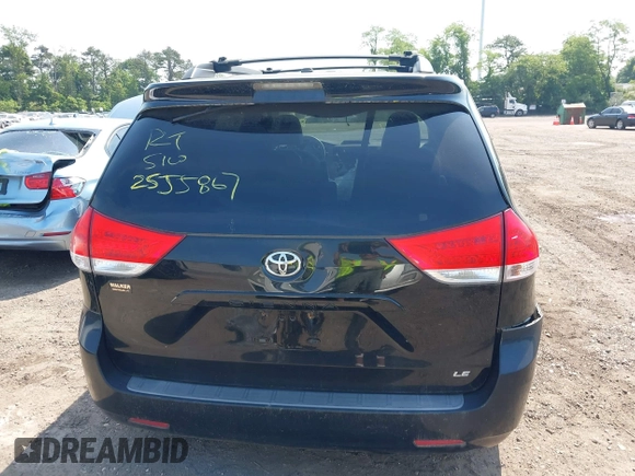 2011 Toyota Sienna LE AAS with VIN 5TDKK3DC1BS107728, listed as a IAAI auction lot 42454579 with Not provided miles and . Bid and sale history available at DreamBid. Image 15.