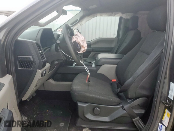 2020 Ford F-150 XL with VIN 1FTEW1CP2LKF36993, listed as a Copart auction lot 59711375 with 92,098 mi miles and Salvage title. Bid and sale history available at DreamBid. Image 7.