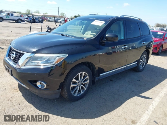 2014 Nissan Pathfinder SL z VIN 5N1AR2MM7EC613043, wystawiony jako IAAI lot #41948802 z przebiegiem 149 642 mil mil oraz . Historia ofert i sprzedaży dostępna na DreamBid. Obrazek 2.