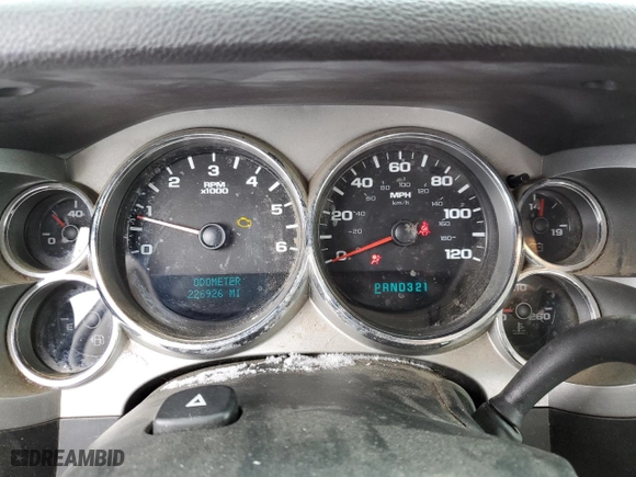 2007 Chevrolet Silverado 1500 LTZ with VIN 1GCEK19J67Z508755, listed as a Copart auction lot 44498605 with 226,926 mi miles and Clean Title. Bid and sale history available at carsss.com. Image 9.