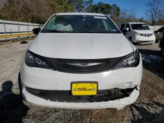 2024 Chrysler Voyager LX with VIN 2C4RC1CG7RR106607, listed as a Copart auction lot 46128855 with 0 mi miles and Salvage Title. Bid and sale history available at carsss.com. Image 5.