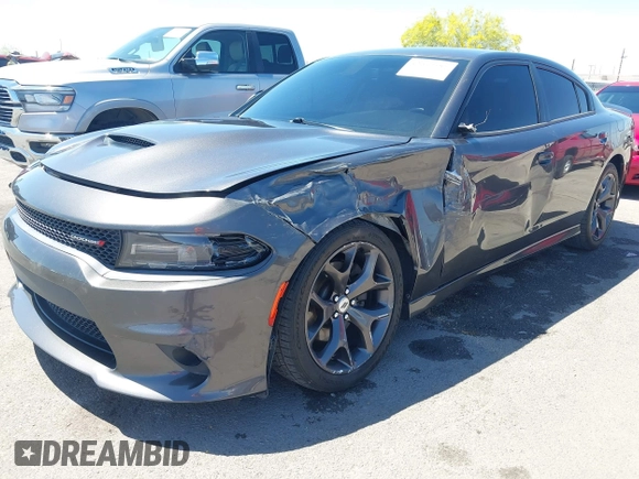 2019 Dodge Charger GT with VIN 2C3CDXHG5KH513064, listed as a IAAI auction lot 42039585 with 95,999 mi miles and . Bid and sale history available at DreamBid. Image 2.