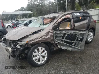2013 Nissan Murano SL with VIN JN8AZ1MU8DW212116, listed as a Copart auction lot 48241515 with 0 mi miles and Salvage Title. Bid and sale history available at carsss.com. Image 1.