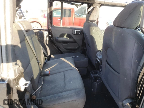 2020 Jeep Wrangler Unlimited Sahara with VIN 1C4HJXEN0LW168087, listed as a Copart auction lot 48048495 with 73,750 mi miles and Salvage Title. Bid and sale history available at carsss.com. Image 10.