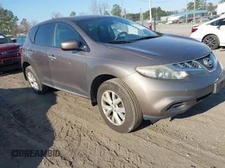 2012 Nissan Murano SL with VIN JN8AZ1MW3CW239465, listed as a IAAI auction lot 41762731 with 264,726 mi miles. Bid and sale history available at carsss.com. Image 1.