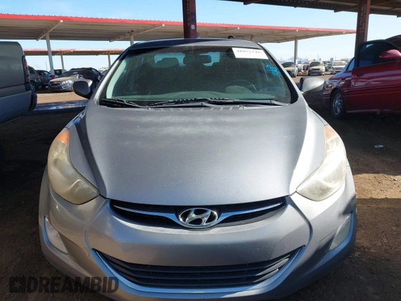 2012 Hyundai Elantra Limited with VIN KMHDH4AE3CU307375, listed as a IAAI auction lot 41857246 with 183,389 mi miles. Bid and sale history available at carsss.com. Image 12.