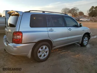 2001 Toyota Highlander with VIN JTEGF21A510028230, listed as a Copart auction lot 43652835 with 200,970 mi miles and Salvage Title. Bid and sale history available at carsss.com. Image 3.
