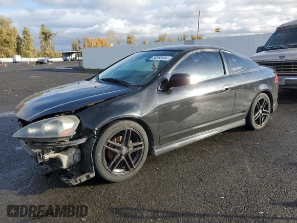 2006 Acura RSX with VIN JH4DC548X6S002517, listed as a Copart auction lot 80588464 with 215,483 mi miles and Clean Title. Bid and sale history available at carsss.com. Image 1.