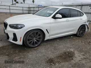2023 BMW X4 xDrive30i with VIN 5UX33DT03P9S09146, listed as a Copart auction lot 45924425 with 28,502 mi miles and Salvage Title. Bid and sale history available at carsss.com. Image 1.
