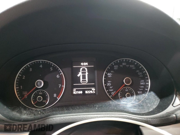 2013 Volkswagen Passat SE w/Sunroof with VIN 1VWBP7A38DC010542, listed as a Copart auction lot 46827375 with 82,160 mi miles and Salvage Title. Bid and sale history available at carsss.com. Image 9.