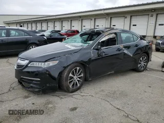 2017 Acura TLX with VIN 19UUB1F34HA007463, listed as a Copart auction lot 58774085 with 111,736 mi miles and Salvage title. Bid and sale history available at DreamBid. Image 1.