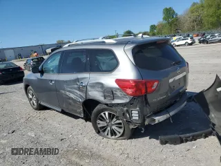 2020 Nissan Pathfinder S with VIN 5N1DR2AN4LC618367, listed as a Copart auction lot 53121335 with 46,683 mi miles and Salvage title. Bid and sale history available at DreamBid. Image 2.