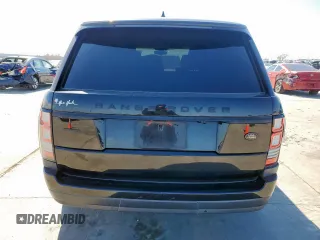 2017 Land Rover Range Rover with VIN SALGS5FE0HA347500, listed as a Copart auction lot 46118235 with 104,637 mi miles and Clean title. Bid and sale history available at DreamBid. Image 6.