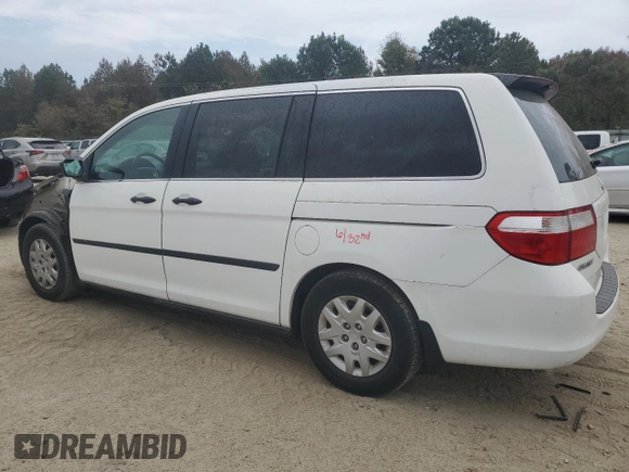 2006 Honda Odyssey LX with VIN 5FNRL38236B062895, listed as a Copart auction lot 79474674 with 177,291 mi miles and Clean title. Bid and sale history available at DreamBid. Image 2.