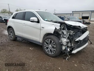 2019 Mitsubishi Outlander ES with VIN JA4AP3AU4KU020146, listed as a Copart auction lot 55582025 with 144,166 mi miles and Salvage title. Bid and sale history available at DreamBid. Image 4.