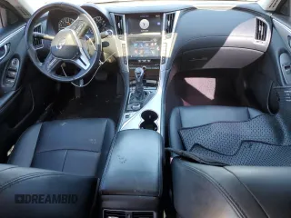 2019 Infiniti Q50 Luxe with VIN JN1EV7AR4KM591722, listed as a Copart auction lot 46364075 with 78,760 mi miles and Salvage Title. Bid and sale history available at carsss.com. Image 8.