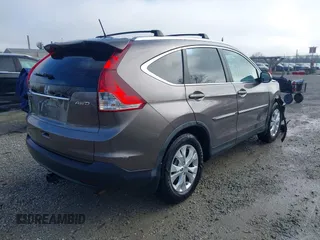 2013 Honda CR-V EX-L with VIN 5J6RM4H7XDL024177, listed as a IAAI auction lot 41967243 with 108,934 mi miles. Bid and sale history available at carsss.com. Image 4.