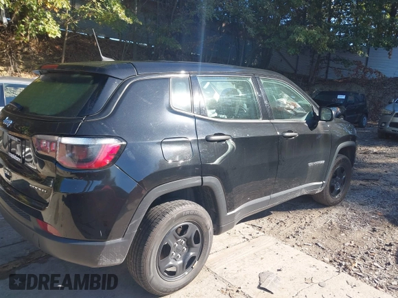 2021 Jeep Compass Sport with VIN 3C4NJDAB9MT591500, listed as a IAAI auction lot 40517034 with 58,230 mi miles and . Bid and sale history available at DreamBid. Image 4.