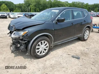 2017 Nissan Rogue S with VIN KNMAT2MT2HP616197, listed as a Copart auction lot 59378075 with 50,802 mi miles and Clean title. Bid and sale history available at DreamBid. Image 1.