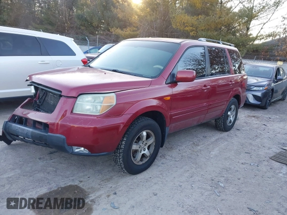2006 Honda Pilot EX-L with VIN 5FNYF28586B005602, listed as a IAAI auction lot 41247326 with 221,698 mi miles and . Bid and sale history available at DreamBid. Image 17.