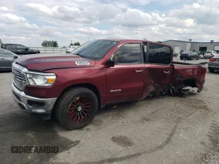 2019 Ram 1500 Big Horn with VIN 1C6SRFFT3KN857848, listed as a Copart auction lot 52694435 with 130,718 mi miles and Salvage title. Bid and sale history available at DreamBid. Image 1.