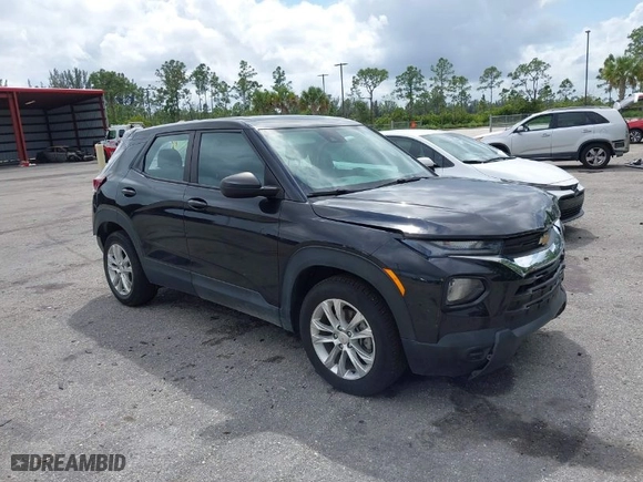 2022 Chevrolet TrailBlazer LS with VIN KL79MMS24NB139459, listed as a IAAI auction lot 42012939 with 37,757 mi miles. Bid and sale history available at carsss.com. Image 1.