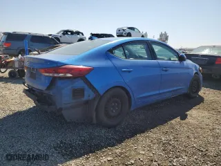 2017 Hyundai Elantra SE with VIN KMHD74LF1HU422072, listed as a Copart auction lot 50090895 with 164,987 mi miles and Salvage Title. Bid and sale history available at carsss.com. Image 3.