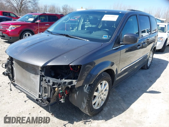 2015 Chrysler Town & Country Touring with VIN 2C4RC1BG9FR538421, listed as a IAAI auction lot 42055002 with 152,804 mi miles. Bid and sale history available at carsss.com. Image 2.