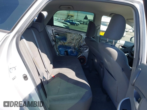 2011 Toyota Prius I with VIN JTDKN3DU3B0283148, listed as a IAAI auction lot 41745665 with 166,688 mi miles. Bid and sale history available at carsss.com. Image 8.