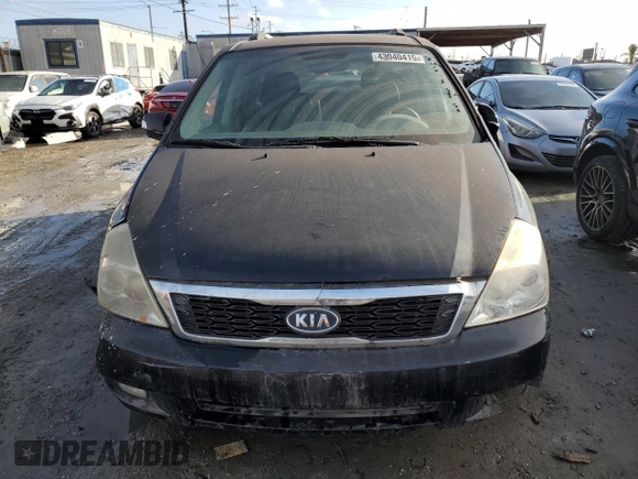 2012 Kia Sedona EX with VIN KNDMH4C71C6482571, listed as a Copart auction lot 43040415 with 111,640 mi miles and Clean Title. Bid and sale history available at carsss.com. Image 5.