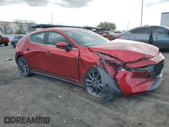 2021 Mazda Mazda3 Hatchback Preferred with VIN JM1BPALL6M1346943, listed as a Copart auction lot 48400755 with 44,700 mi miles and Salvage Title. Bid and sale history available at carsss.com. Image 4.